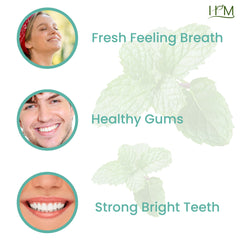 HM - Smile Clear Concentrated Alcohol Free Mouthwash, Advanced Dental Care-Smart Ingredients,for Bad Breath, whitening Teeth,Healthy Gums. (Spearmint, Pack of 3 (3x2Fl Oz)